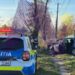 VIDEO | FOTO // Un șofer s-a izbit cu mașina într-un copac, la Pelinia. Era cât pe ce să intre într-o gospodărie