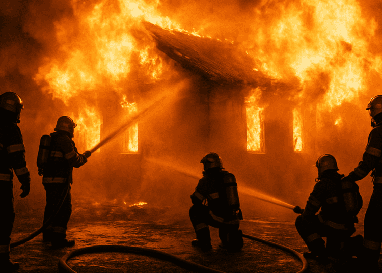 O casă a ars în totalitate în satul Cernoleuca din raionul Dondușeni