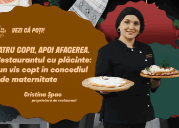 VIDEO //  De la pasiunea pentru gătit, la propriul restaurant în Călărași: Cristina Șpac, mama care și-a dospit visul cu răbdare și curaj
