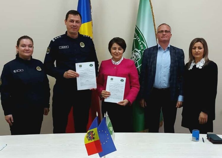 Poliția de Frontieră și Universitatea de Stat „Alecu Russo” din Bălți au semnat un parteneriat pentru formarea tinerilor specialiști