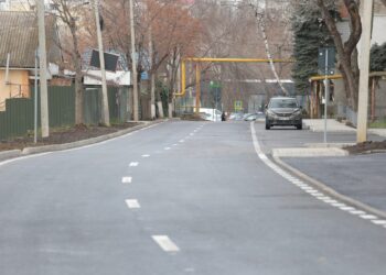 Улица Святого Николая в Бельцах отремонтирована и вновь открыта для движения транспорта после оползня