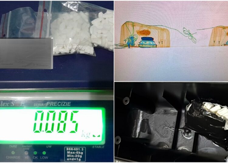 VIDEO // Substanțe psihotrope, ascunse în boxe: un bălțean a încercat să le trimită în Federația Rusă