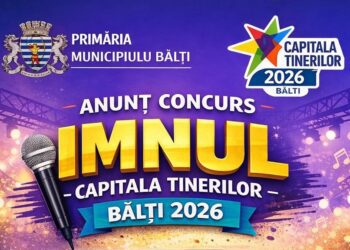 Tinerii din Bălți sunt invitați să creeze imnul Capitalei Tineretului 2026