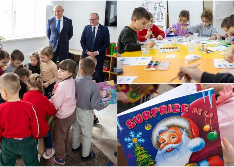 FOTO // Alexandru Munteanu, în vizită la grădinița „Alunelul” din Rublenița, renovată grație Programului „Satul European”