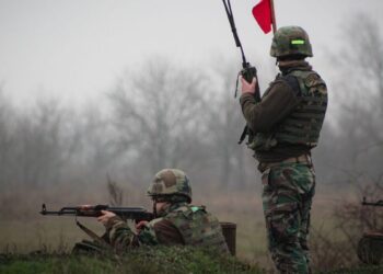 Primele trageri de luptă pe poligonul din Bălți, din acest an