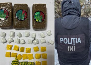 VIDEO //  Aproape 1 kg de droguri, inclusiv heroină, ridicate la Bălți. Patru tineri, reținuți