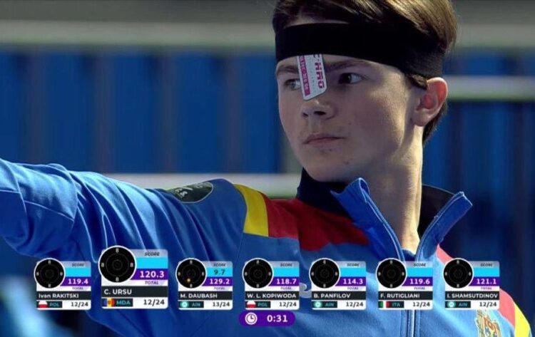 FOTO // Țintașul bălțean Climentii Ursu a devenit campion european printre tineret