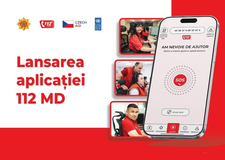 Republica Moldova lansează aplicația 112MD pentru servicii de urgență mai rapide și sigure
