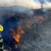 Incendiu de vegetație în raionul Glodeni. Un bărbat de 60 de ani s-a ales cu arsuri de gradul I