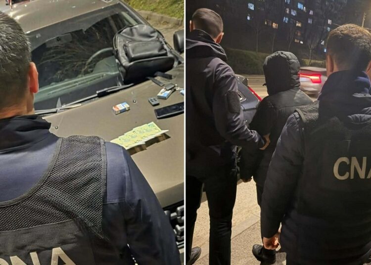 FOTO // Un angajat al Inspectoratului pentru Protecția Mediului, reținut în flagrant de CNA după ce ar fi primit 10 000 de lei mită