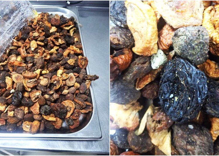 VIDEO // 10,5 tone de amestec de fructe uscate, returnate de ANSA la frontieră: „Fructele prezentau semne vizibile de urme de mucegai”