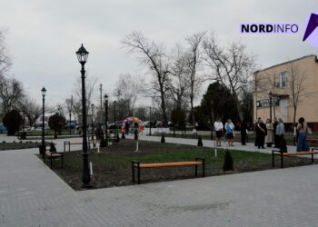 VIDEO // Parc amenajat pentru locuitorii din orașul Ghindești, raionul Florești: „Fiecare poate să vină și să odihnească”