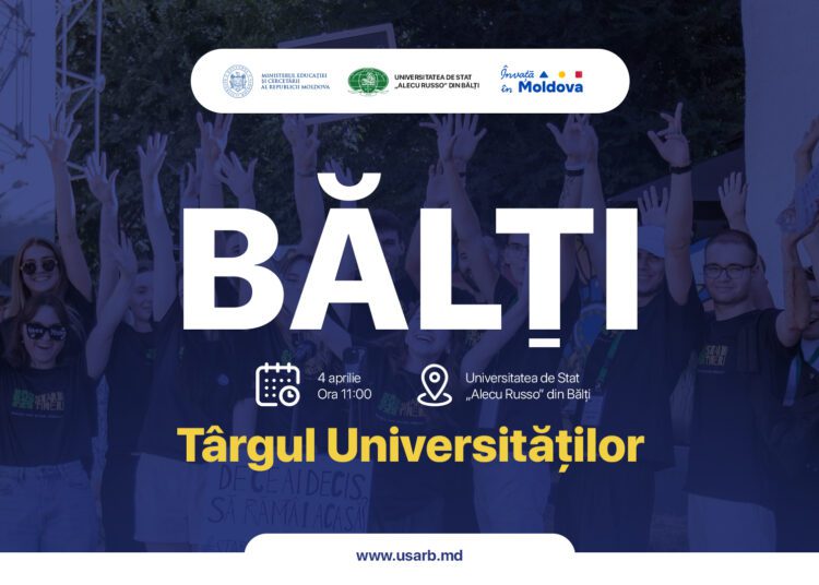 Târgul Universităților ajunge la USARB: oportunități educaționale pentru tinerii din nordul țării
