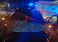 FOTO // Accident grav lângă Hrușova: bărbat descarcerat de salvatori după ce a rămas blocat în automobil