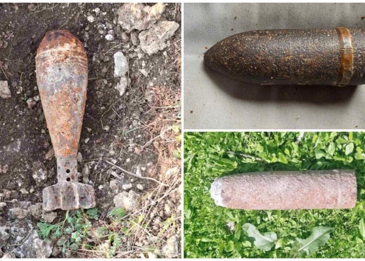 FOTO // Muniții din al Doilea Război Mondial, depistate și distruse la Orhei, Chișinău și Cimișlia