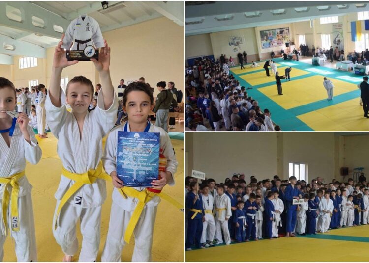 FOTO // Tineri judocani din Bălți, pe podium la Secureni, Ucraina: două medalii de aur, una de argint și una de bronz