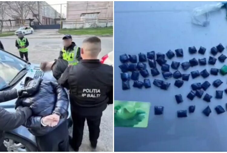 VIDEO // Dealeri de droguri la doar 20 de ani. Doi tineri din Bălți, reținuți