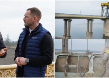 FOTO // Reabilitarea barajului Costești–Stânca avansează rapid: 30% din lucrări, deja realizate