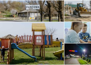 FOTO // Acces la apă, drumuri reabilitate și iluminat modern: cum cinci proiecte de dezvoltare schimbă la un sat din nordul țării