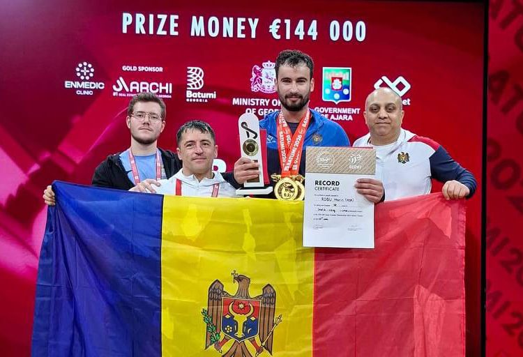 VIDEO // Halterofilul Marin Robu a devenit în premieră campion european