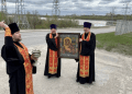Rușii scot icoane pe străzi pentru a se apăra de dronele ucrainene