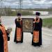 Rușii scot icoane pe străzi pentru a se apăra de dronele ucrainene