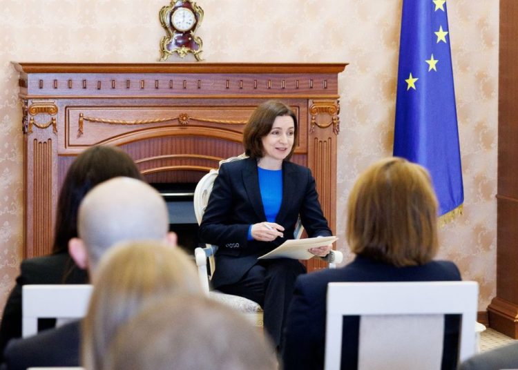 Maia Sandu a primit la Chișinău reprezentanții statelor membre UE responsabili de extindere