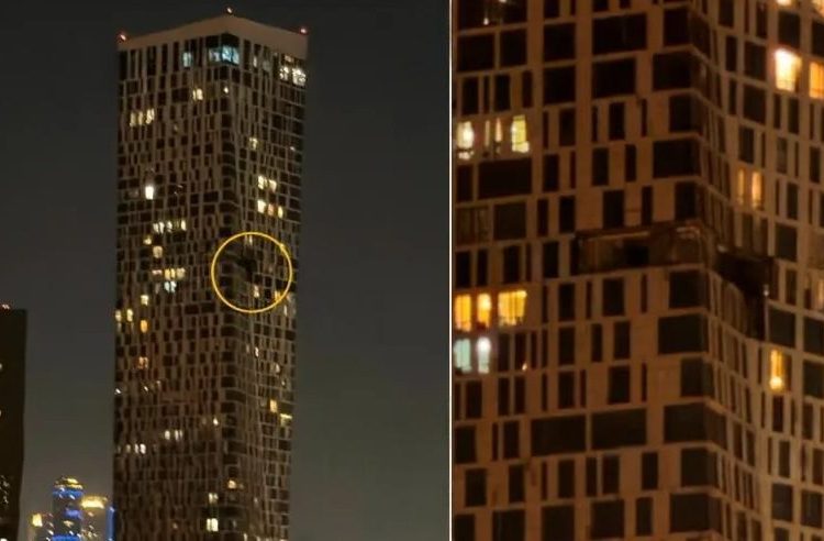 O dronă a lovit un bloc de lux din Moscova. Explozie la doar 7 km de Piața Roșie