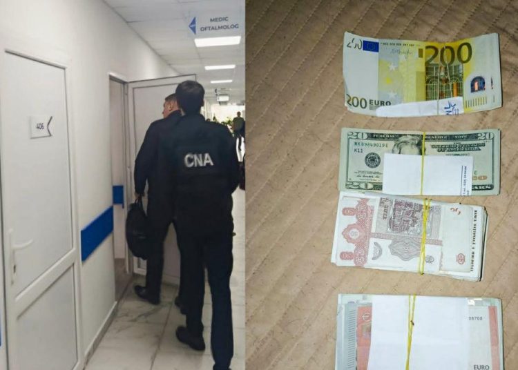 Percheziții la Edineț: un medic oftalmolog, reținut într-un dosar de trafic de influență