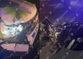 Doi tineri s-au bușit cu motocicleta într-o mașină a poliției, la Sîngerei. Sunt victime