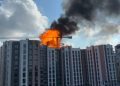 VIDEO // Explozie într-un bloc aflat în construcție la Durlești. Patru butelii de gaz au detonat