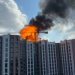 VIDEO // Explozie într-un bloc aflat în construcție la Durlești. Patru butelii de gaz au detonat