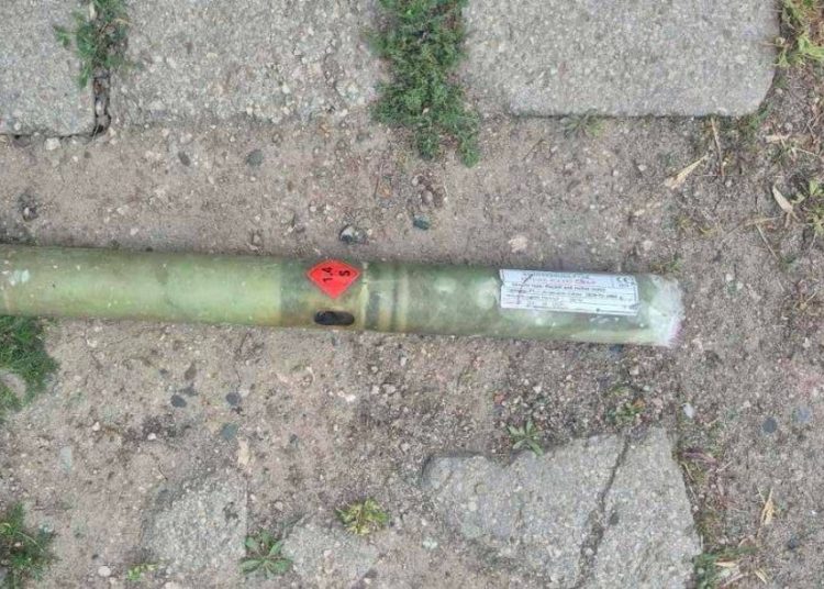 Rachetă antigrindină, depistată pe un teren agricol din raionul Sîngerei