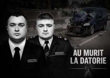 VIDEO // Câte un milion de lei pentru familiile celor doi polițiști decedați în accidentul din raionul Sîngerei