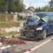Grav accident în raionul Sîngerei. Doi polițiști de patrulare, transportați în stare gravă la spital