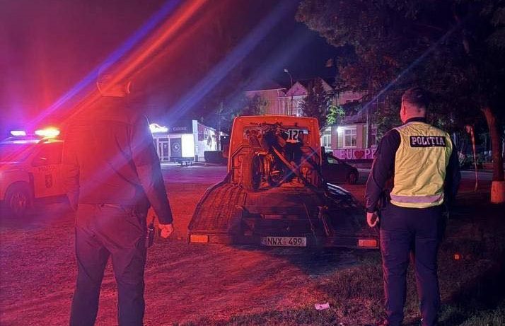 FOTO // Un bărbat din Bălți, prins la volanul unei motociclete fără permis de conducere