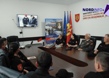 VIDEO // Uniforma care unește generații: carabinierii din Bălți, față în față cu unul dintre veteranii unității