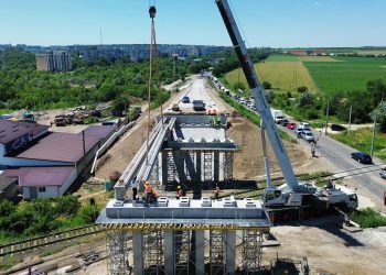 Pasajul de pe centura Bălți, realizat în proporție de 60%