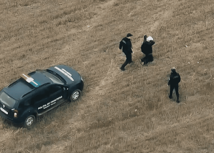 VIDEO // Tentativă de migrație ilegală, dejucată în nordul țării. Un bărbat a fost arestat