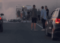 VIDEO // Accident în raionul Orhei: Un motociclist de 18 ani și pasagera sa de 17 ani, transportați la spital
