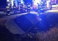 FOTO // Accident în raionul Sîngerei: un șofer a murit, iar o femeie și un copil au ajuns la spital