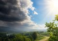 METEO // Cer variabil și ploi cu descărcări electrice în unele localități din nordul țării