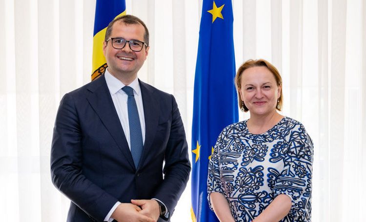 Prim-ministrul Vasile Tofan a avut o întrevedere cu Ambasadoarea Uniunii Europene în Republica Moldova, Iwona Piórko