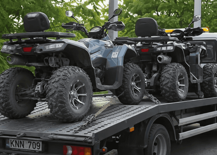 Doi minori de 12 și 14 ani, depistați conducând ATV-uri în raionul Fălești
