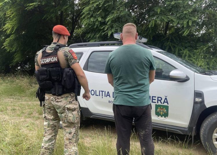 Bărbat, reținut după ce a trecut ilegal frontiera de stat în raionul Briceni
