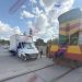 O locomotivă s-a ciocnit cu un automobil pe sectorul de cale ferată Bălți–Slobozia–Florești