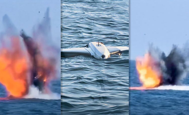 VIDEO // Două drone Gerbera, distruse de Armata Română în zona Neptun Deep. Au fost găsite în derivă în Marea Neagră