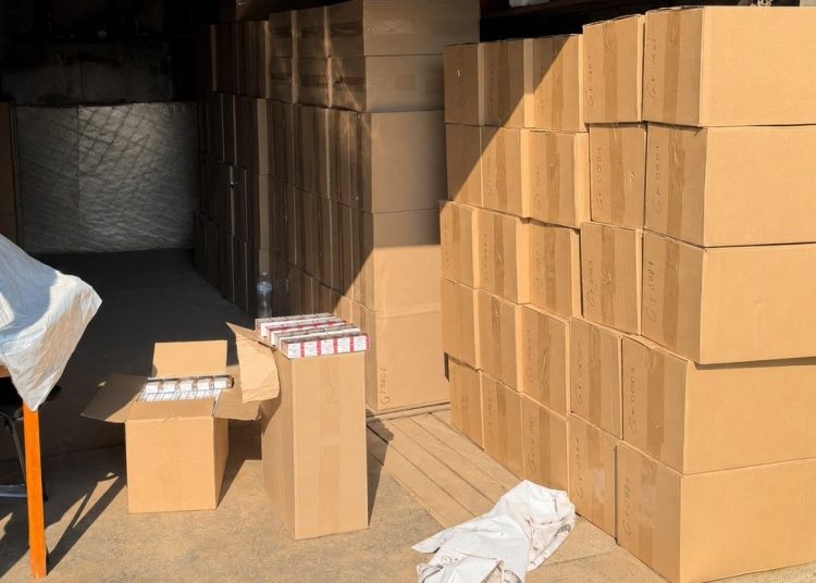 VIDEO // Contrabandă cu 1.000.000 de țigări, deconspirată în sudul țării