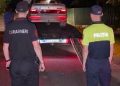 FOTO // Un bărbat de 74 de ani a urcat beat la volan și a ajuns cu mașina într-un gard, la Edineț