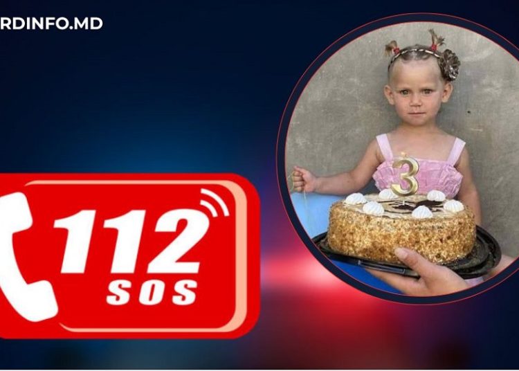 FOTO // O fetiță de 4 ani a dispărut din Policlinica din Criuleni. Un martor spune că a văzut-o urcând într-o mașină neagră